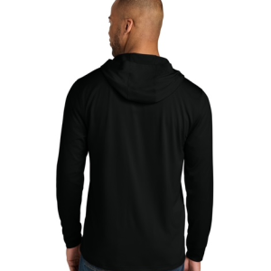 Legacy Hooded Tee | Long Sleeve Black