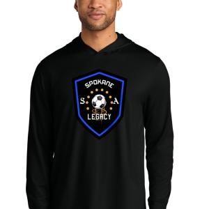 Legacy Hooded Tee | Long Sleeve Black